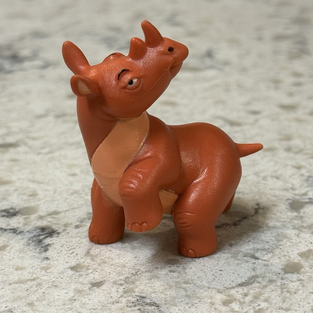 Disney Lion King Friends Rhino I Just Can't Wait To Be King Figure Toy Vintage